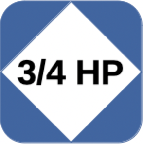 0.75 HP