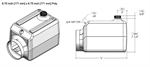 K14188 Vertical Plastic Reservoir, 6.75X6.75X20