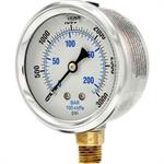 PIC Gauges Pressure Gauge PRO-201L-254P